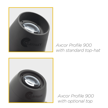 Axcor Profile 900 - Standard and optional top hat