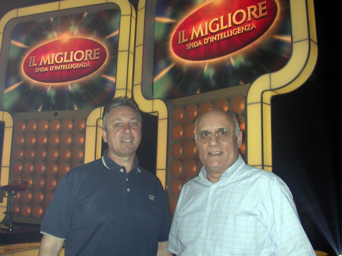 Aldo Solbiati (Photograpy Director Mediaset) + Renato Ferrari (Clay Paky)