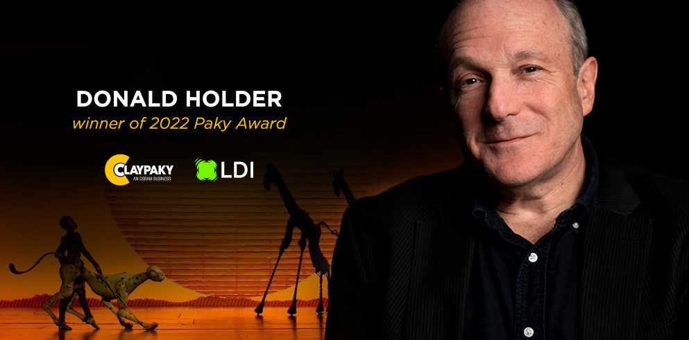 Claypaky-Sponsored Paky Award to be Presented to Lighting Designer Donald Holder at LDI 2022