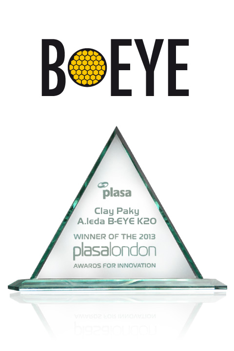 A.leda B-EYE K20 winner of the Plasa Awards for Innovation