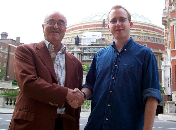 Enrico Caironi (Clay Paky) with Mark Jones (RAH)