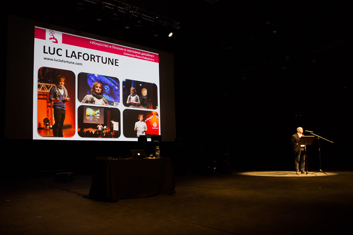 Alberico D'Amato (Clay Paky) introduces Luc Lafortune