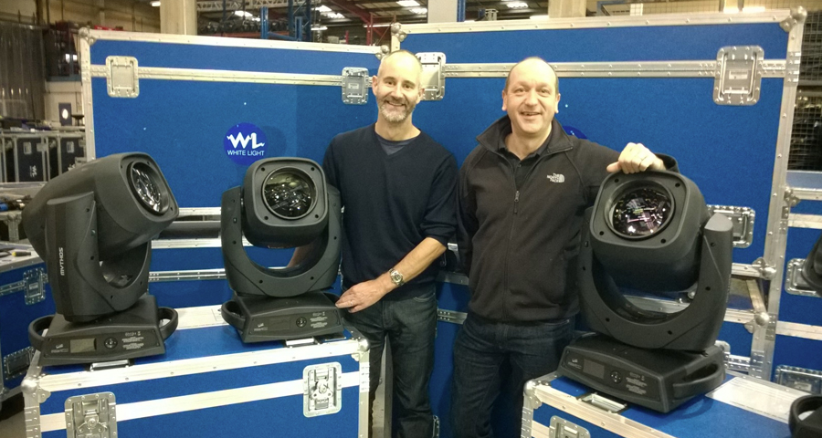 FROM L to R: Dave Isherwood (Hire & Technical Director White Light Ltd) & Phil Norfolk (Sales Director Ambersphere Solutions)