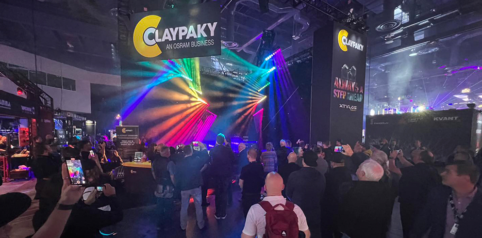 Claypaky debuts several exciting new products at LDI 2022 and wins the "BEST CREATIVE USE OF LIGHT” award
