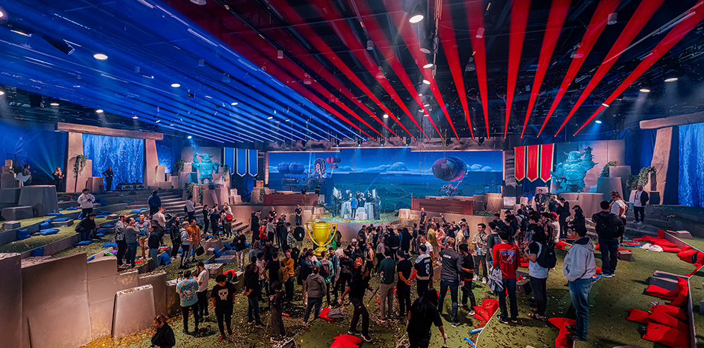 Claypaky Mini Xtylos HPE Fixtures Are a Winner at Supercell’s Clash Fest e-sports Tournament in Helsinki
