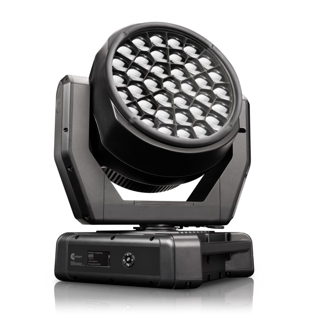 Claypaky B-Eye K30 lenses off